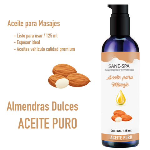 Aceite Para Masajes Natural Y Puro Almendras Dulces