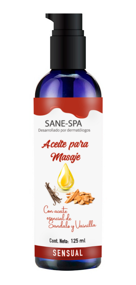 Aceite Para Masaje Sensual Sándalo Vainilla