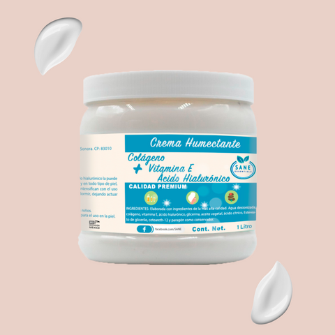 Crema con Colageno + Acido Hialuronico + Vitamina E