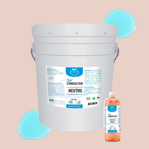 Set Gel Conductor Neutro 20 Kg + 1lt Gel Extracto De Toronja
