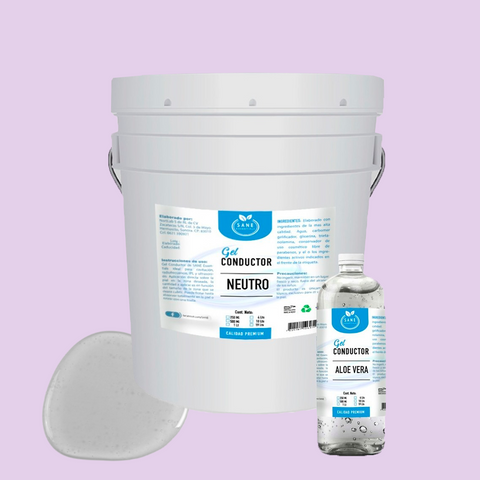 Set Gel Conductor Neutro 20 Kilos + 1lt Gel Aloe Vera