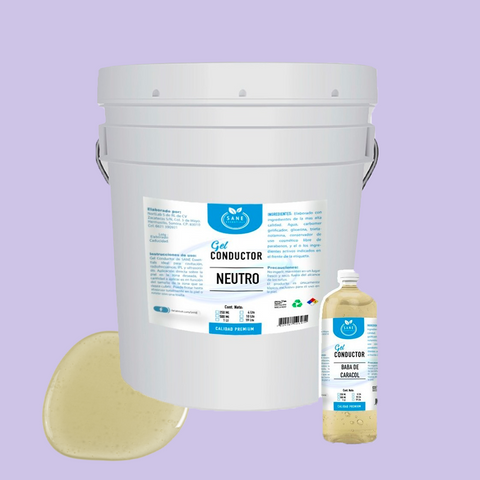 Set Gel Conductor Neutro 20 Kg + 1lt Gel Baba De Caracol