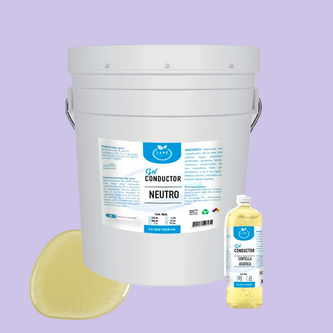 Set Gel Conductor Neutro 20 Kg + 1lt Gel Centella Asiatica