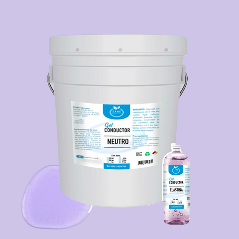 Set Gel Conductor Neutro 20 Kg + 1lt Gel Con Elastina