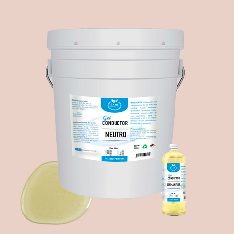 Set Gel Conductor Neutro 20 Kg + 1lt Gel Con Hamamelis