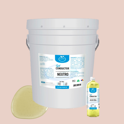 Set Gel Conductor Neutro 20 Kg + 1lt Gel Jalea Real